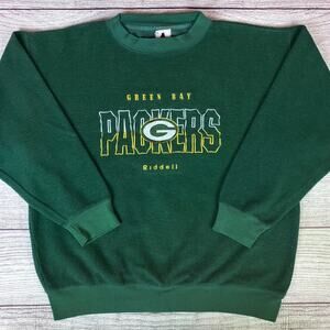 Vintage 1990s Green Bay Packers NFL Fleece Football Crewneck